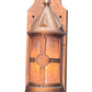 One of THREE Storybook Style Exterior Sconces in Anitque Copper #2554