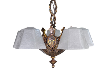 RARE Moe Bridges 1932 Norwich Series 5 Light **RARE** Storybook or Tudor #2204