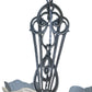 Globe Lighting Slip Shade Chandelier with Original Silver and Black Finish #2531