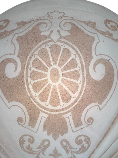 Ceiling Globe with Art Nouveau Design #2593