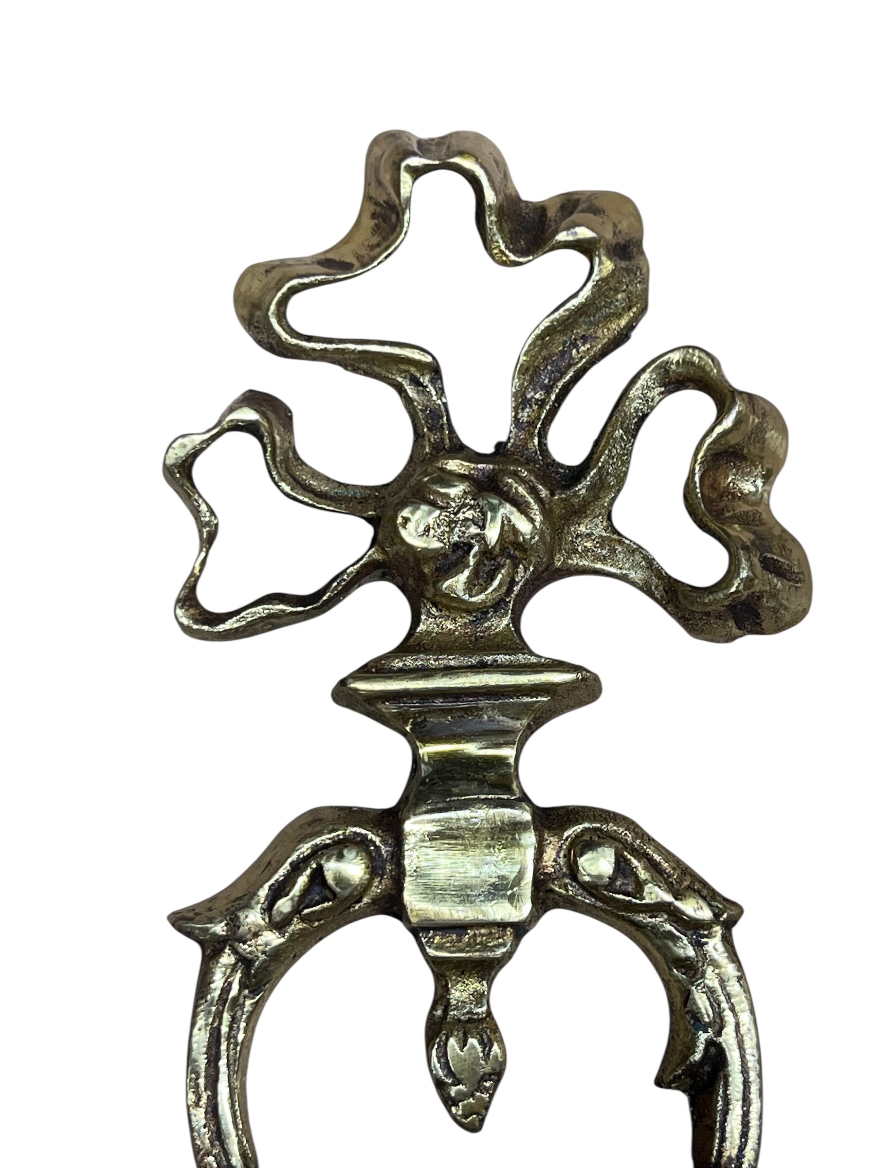 Heavy Cast Brass Wall Sconces 1910s