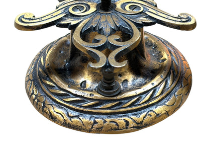 Small Cast Bronze Wall Sconces with Original Finish #2635