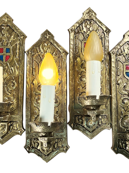 Antique Romantic Revival Wall Sconces