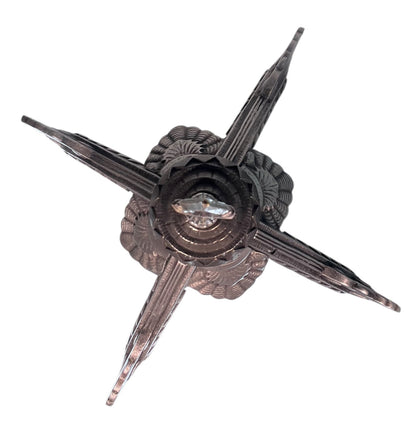 Silver Art Deco Hallway or Foyer Light with Original Finish #2556