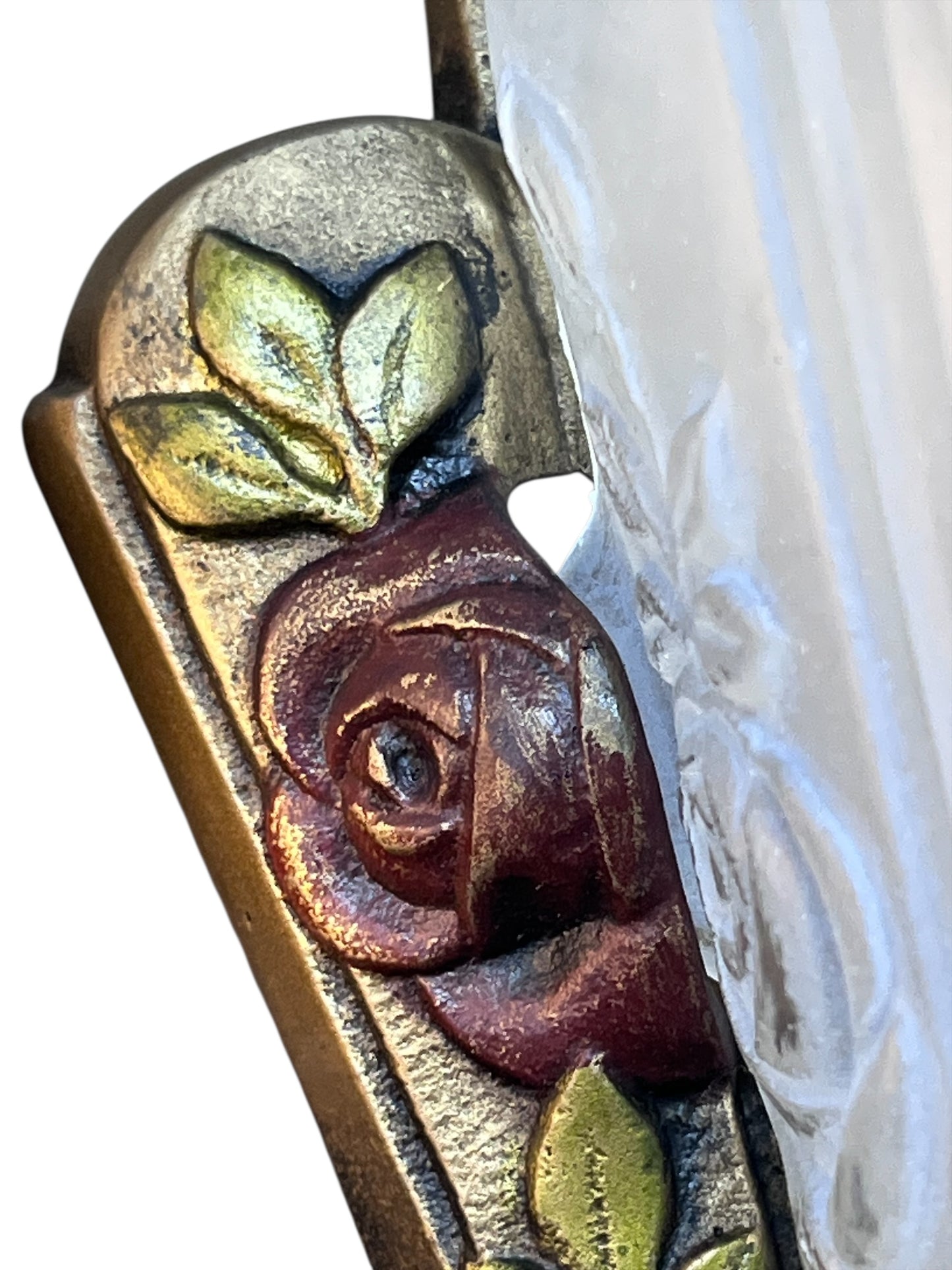 Frankelite Floral  Art Deco Wall Sconces