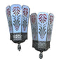 Pair Large 1920s Polychrome Art Deco Wall Sconces #2562