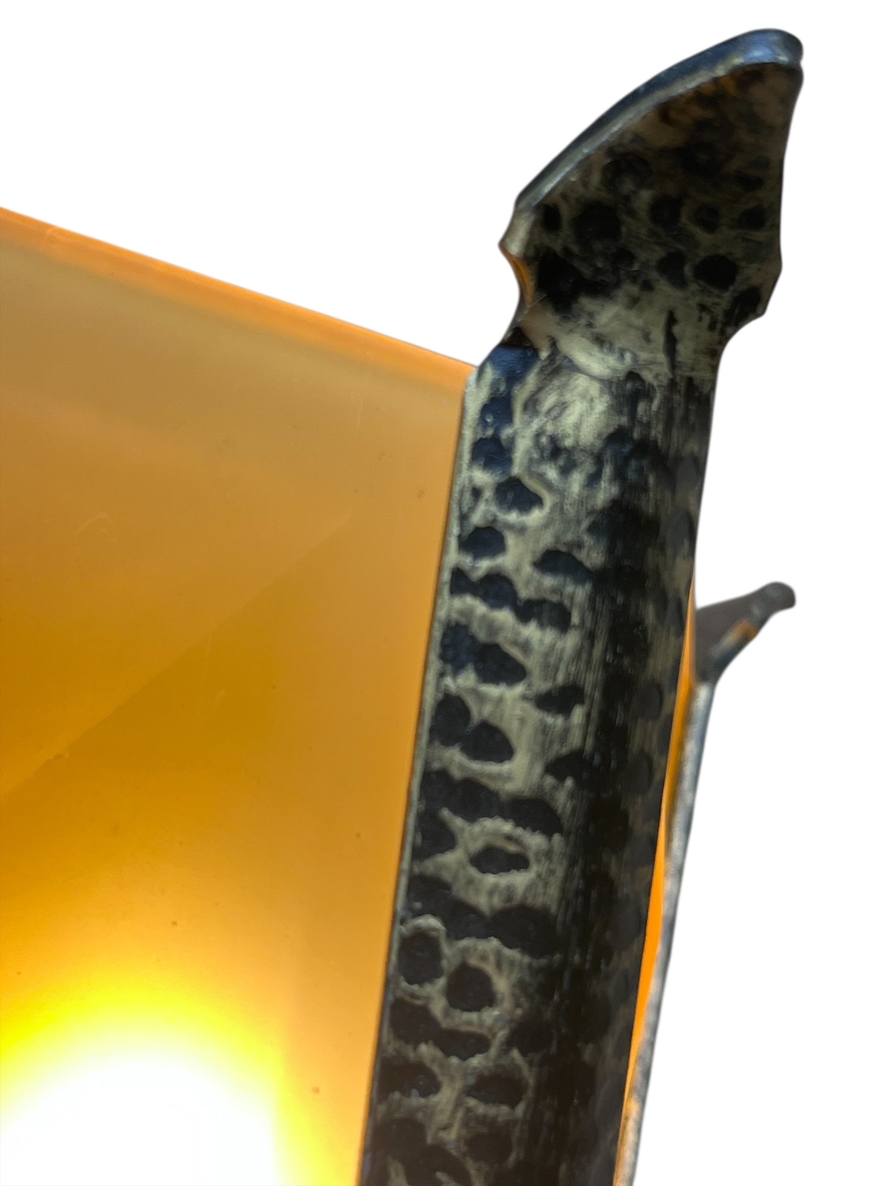 1920s Sconces with Amber Glass Shades