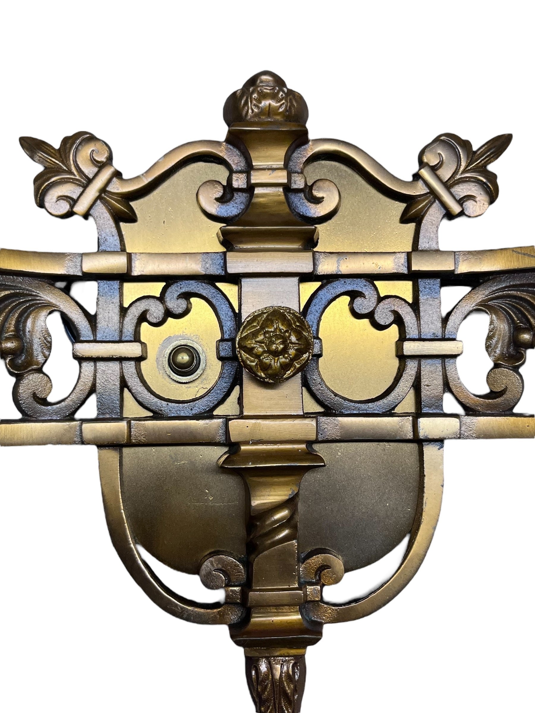 Beaux Arts Cast Bronze Sconces