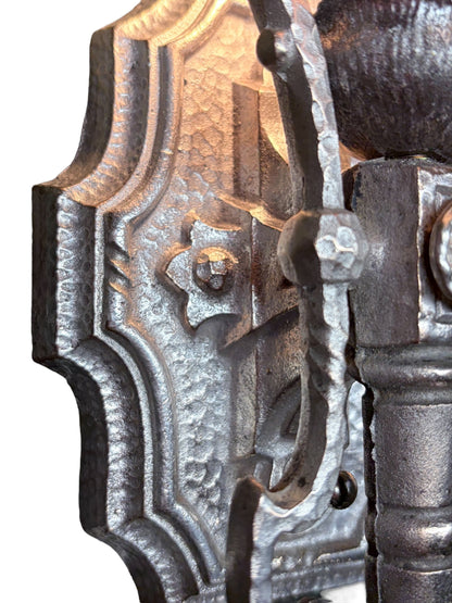 Spanish Revival Wall Sconces with Mica Inserts