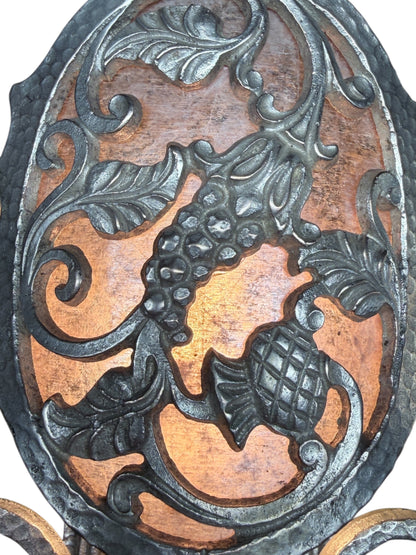 Spanish Revival Wall Sconces with Mica Inserts