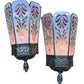 Pair Large 1920s Polychrome Art Deco Wall Sconces #2562