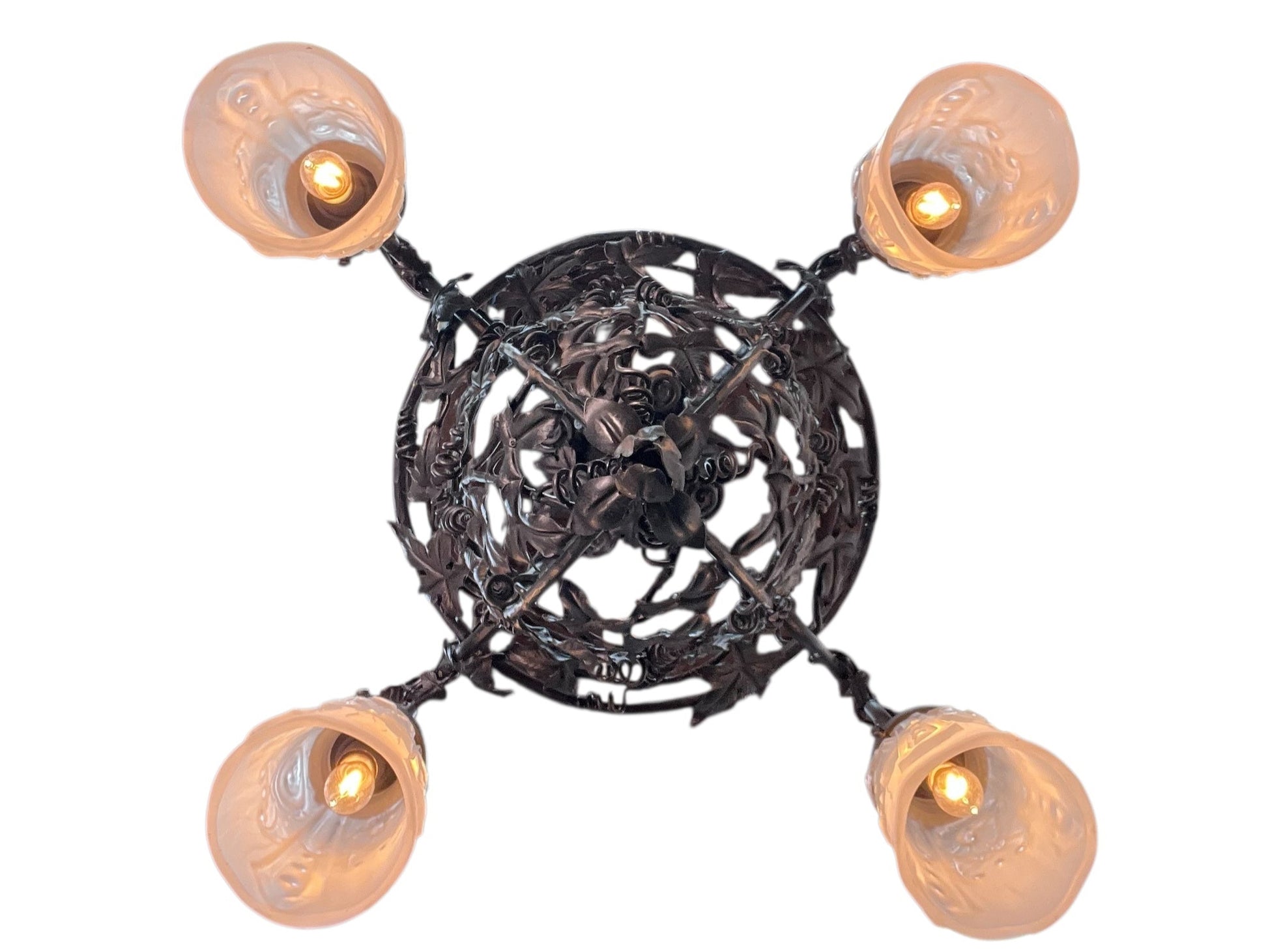 French Art Deco Chandelier from the 1920s