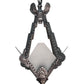 Silver Art Deco Hallway or Foyer Light with Original Finish #2556