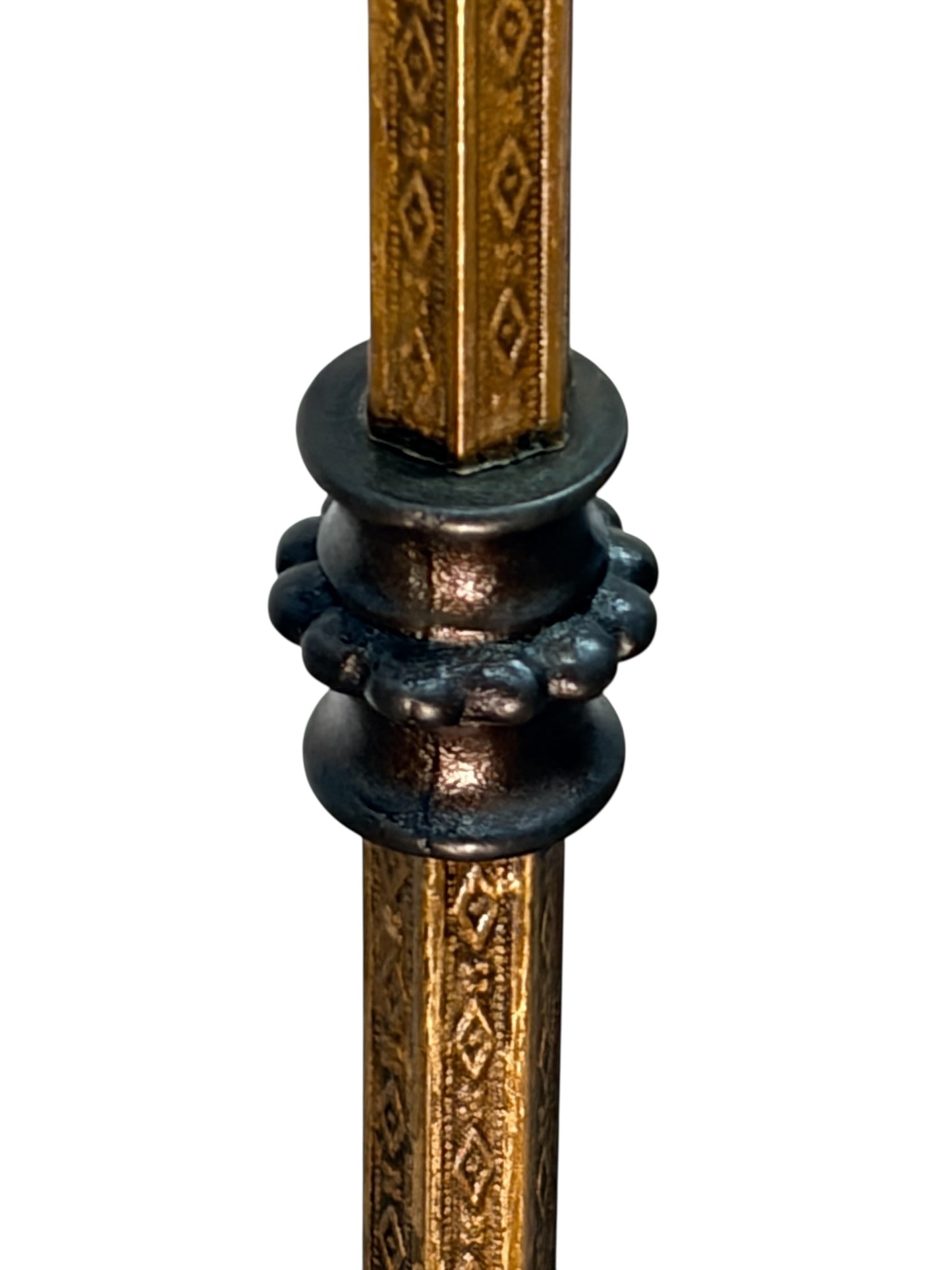 Art Deco Floor Lamp with Mica Shade