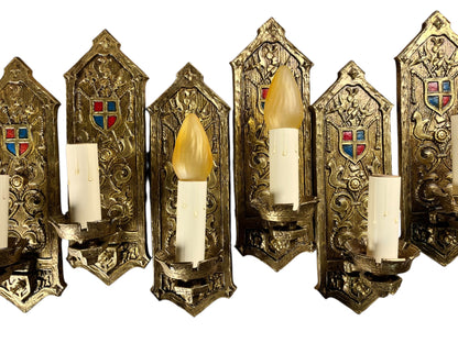 Antique Romantic Revival Wall Sconces