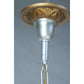 Lincoln Art Deco Slip Shade Chandelier #2050 - Filament Vintage Lighting