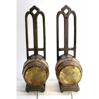 Vintage Sconces Keg Tavern Bar Beer Wine Cellar