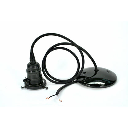 Signed Holophane Pendant ca 1909, with Black Socket #2083