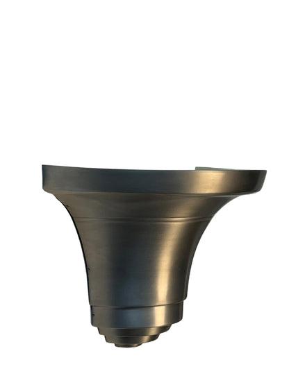 One PAIR (two available) of 1940s Streamline Art Deco Movie Theatre Wall Bracket Sconces #2258