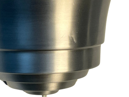 One PAIR (two available) of 1940s Streamline Art Deco Movie Theatre Wall Bracket Sconces #2258