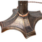 Stunning Hammered Arts and Crafts Floor Lamp with Smoking Accessories #2367