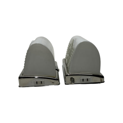 Polished Chrome MidCentury MCM Bath Sconces