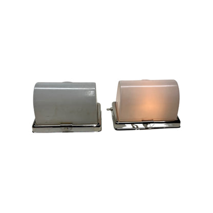 Polished Chrome MidCentury MCM Bath Sconces