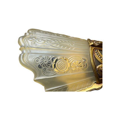 Art Deco Slip Shade Wall Sconces