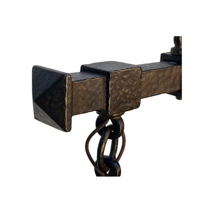 Arts and Crafts Biliards Light Slag Glass