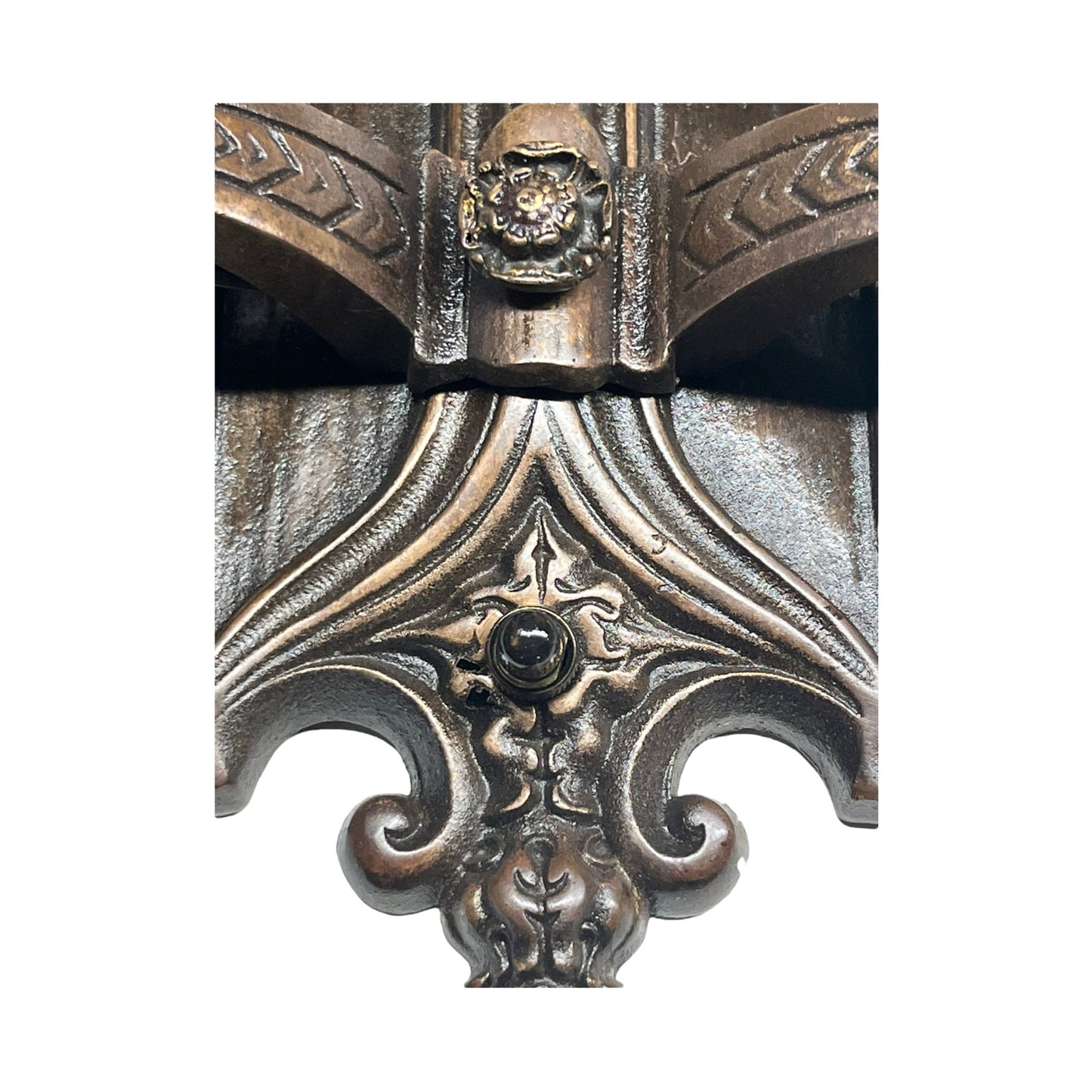 Cast Bronze Tudor Sconces