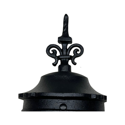 Finial Detail Pair Zinc 1920s Sconces