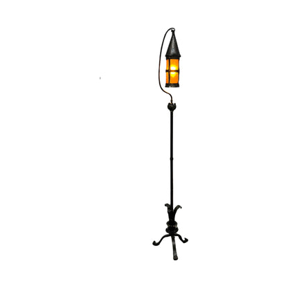 1920s Spanish Revival or Storybook Style Floor Lamp #2376