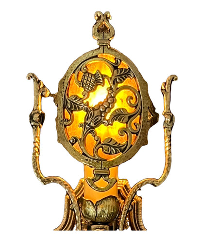 Cast Bronze Spanish Revival Wall Sconces