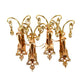 Handmade Arts and Crafts Brass and Copper Art Nouveau Wall Sconces in style of WAS Benson #2059
