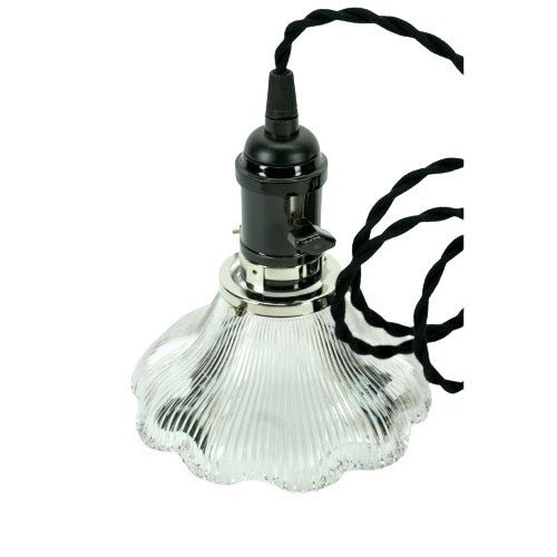Holophane Pendant with Black Socket (Five Available) #2086
