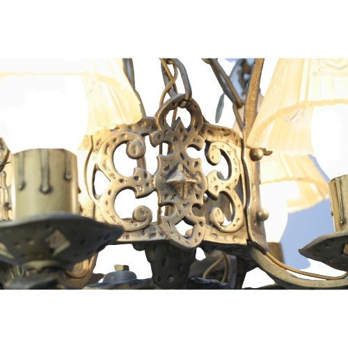 Bar Harbor Storybook Style 5 Light Chandelier #2107