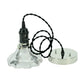 Holophane Pendant with Black Socket (Five Available) #2086